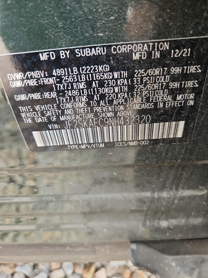 2022 SUBARU FORESTER PREMIUM photo 25