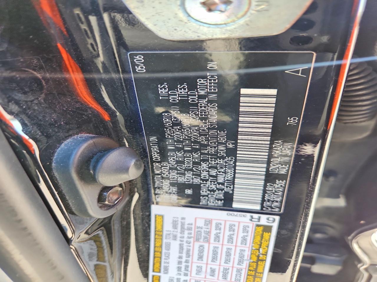 2006 TOYOTA 4RUNNER LIMITED photo 25