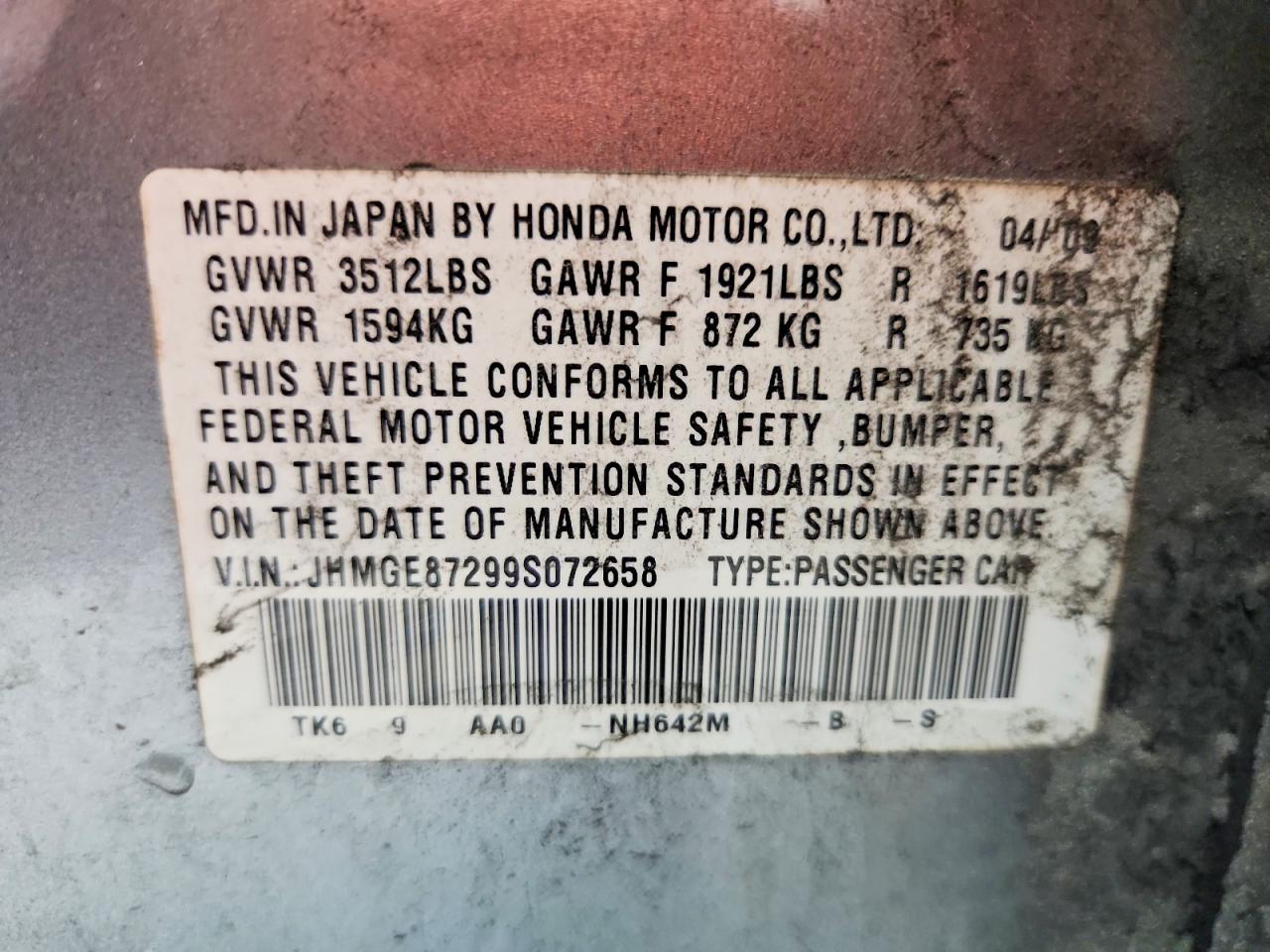 2009 HONDA FIT photo 37