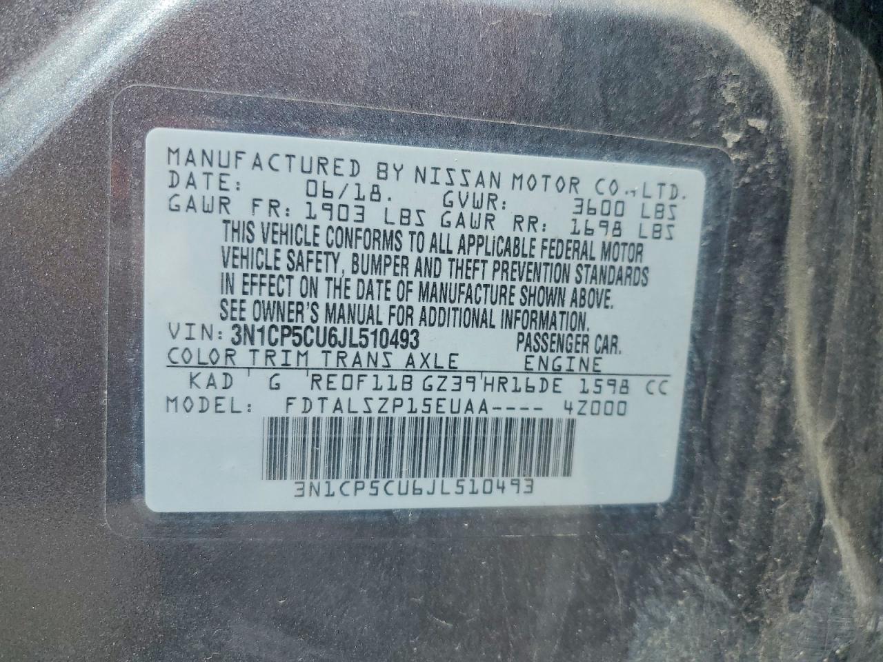 2018 NISSAN KICKS SV photo 25