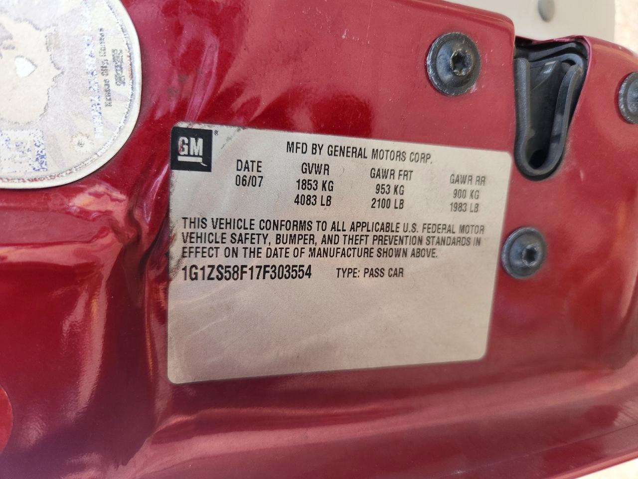 2007 CHEVROLET MALIBU LS photo 34