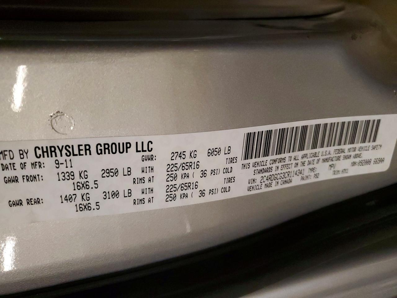 2012 DODGE GRAND CARAVAN SXT photo 37