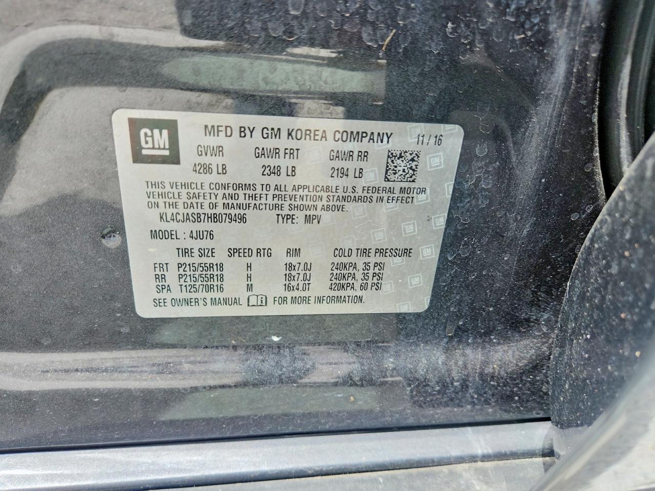 2017 BUICK ENCORE PREFERRED photo 25