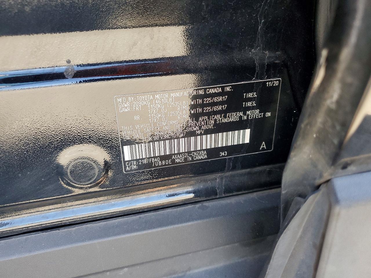 2021 TOYOTA RAV4 LE photo 23