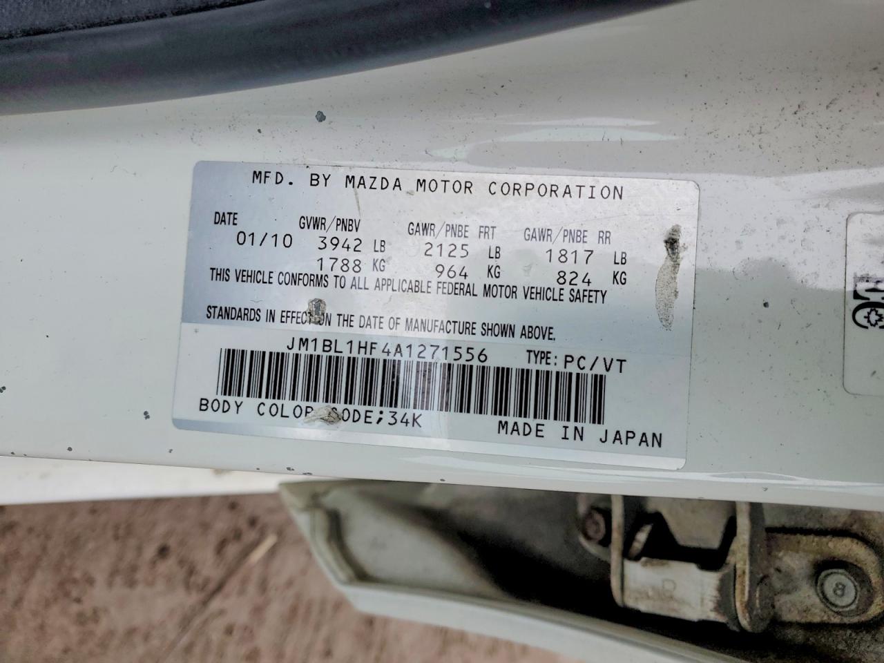 2010 MAZDA 3 I photo 34