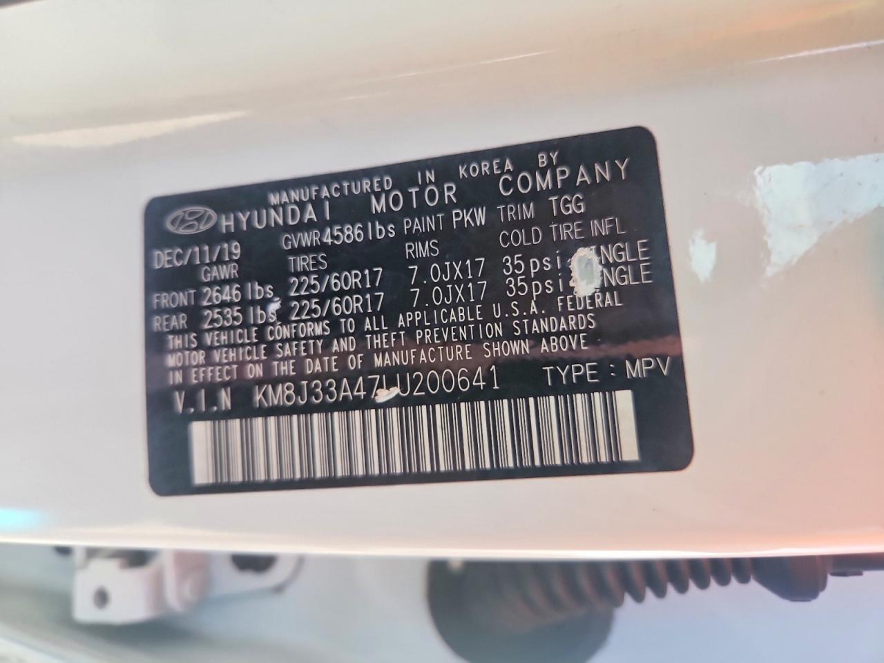 2020 HYUNDAI TUCSON VALUE photo 25
