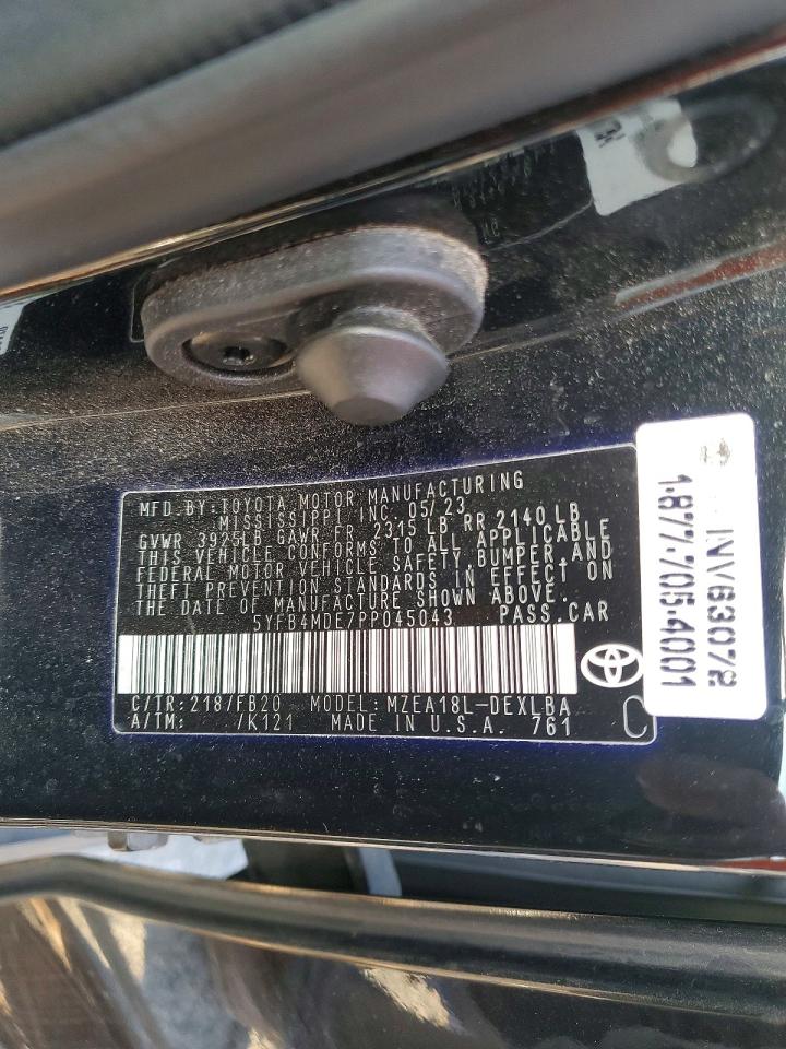 2023 TOYOTA COROLLA LE photo 23