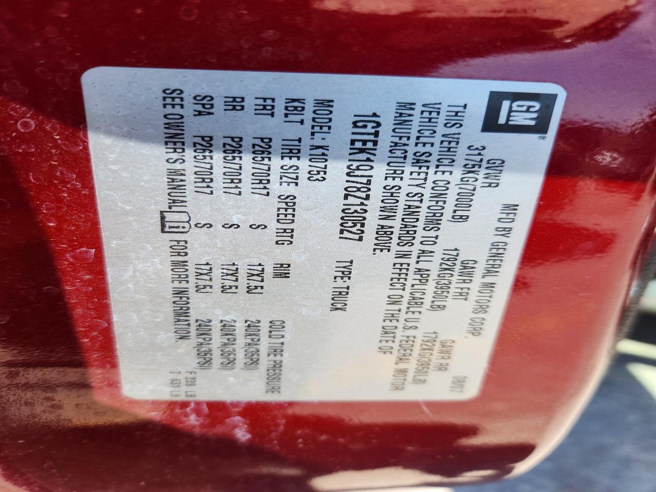 2008 GMC SIERRA K1500 photo 34