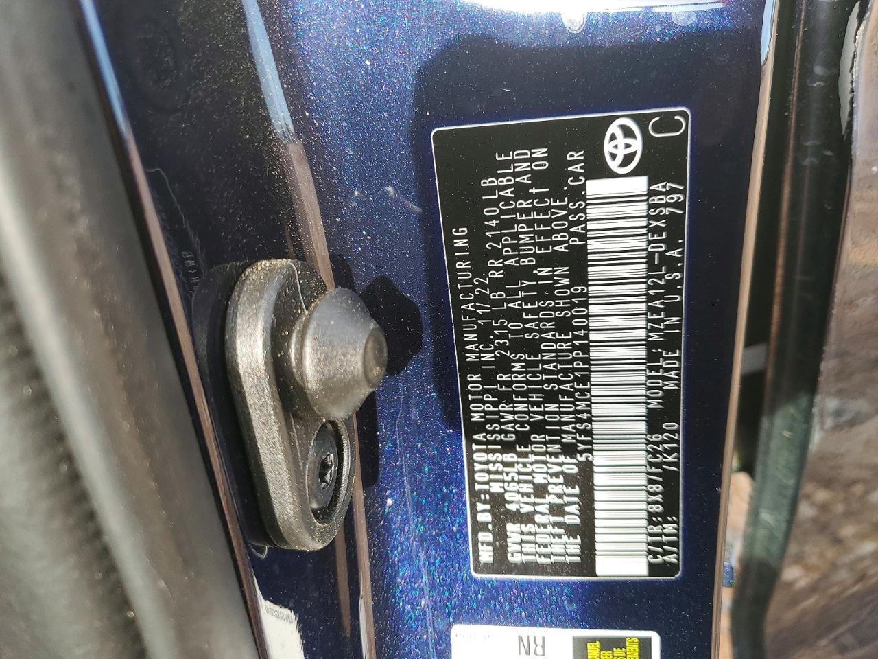 2023 TOYOTA COROLLA SE photo 13