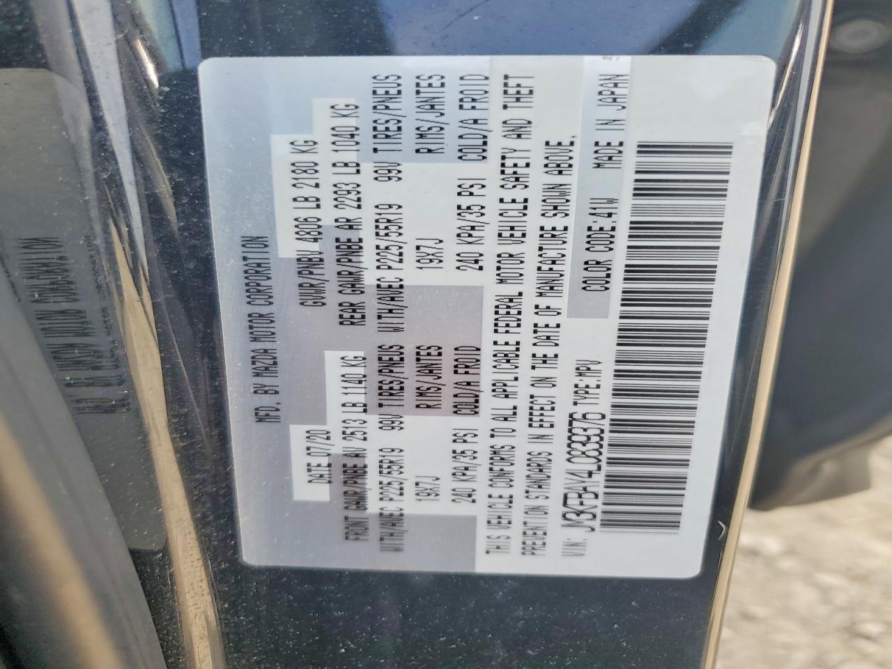 2020 MAZDA CX-5 GRAND TOURING RESERVE photo 37