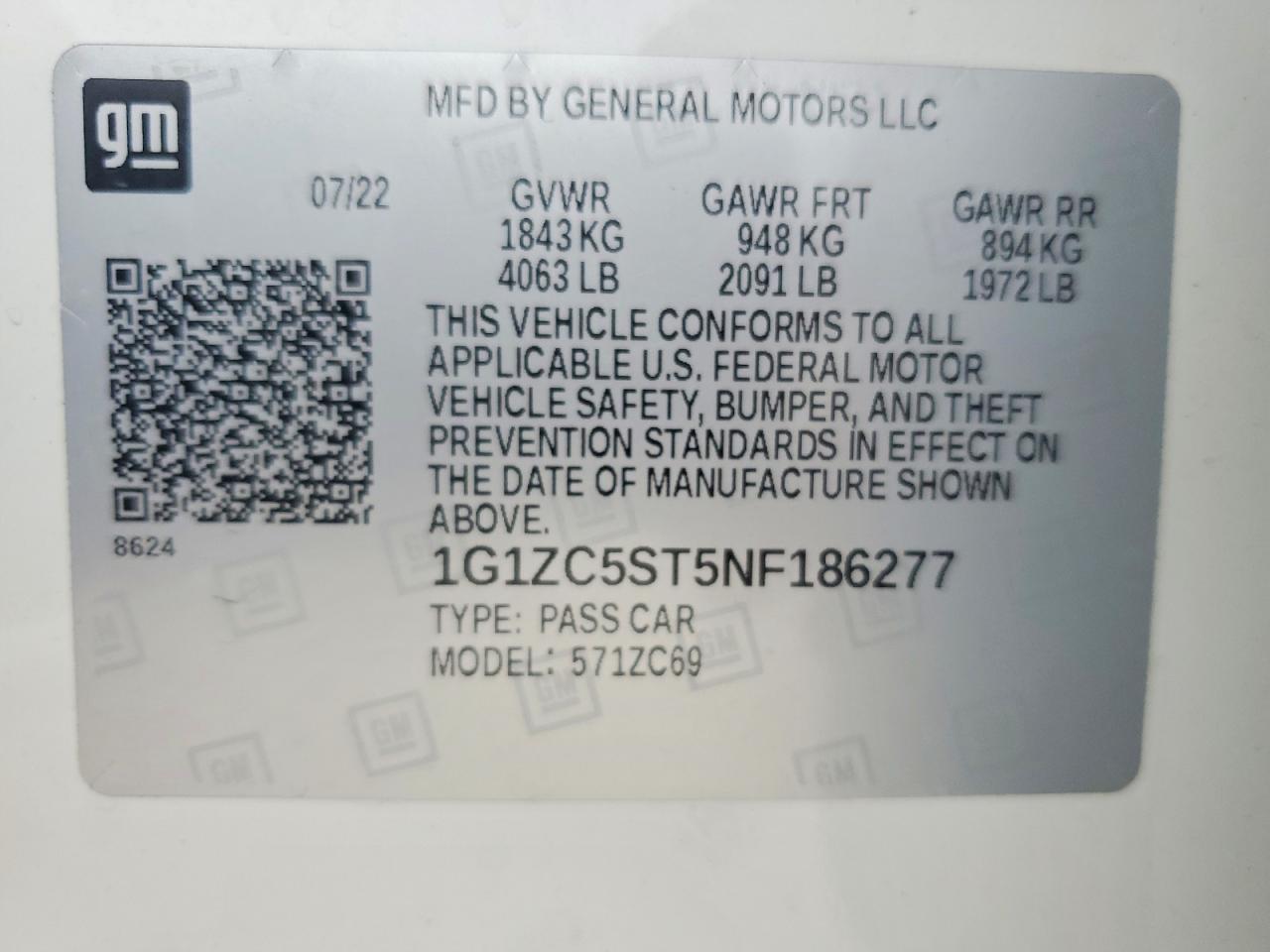 2022 CHEVROLET MALIBU LS photo 23