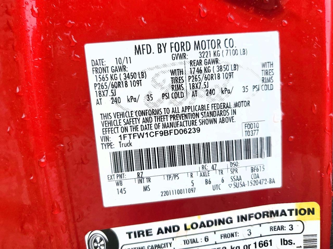 2011 FORD F150 SUPERCREW photo 25