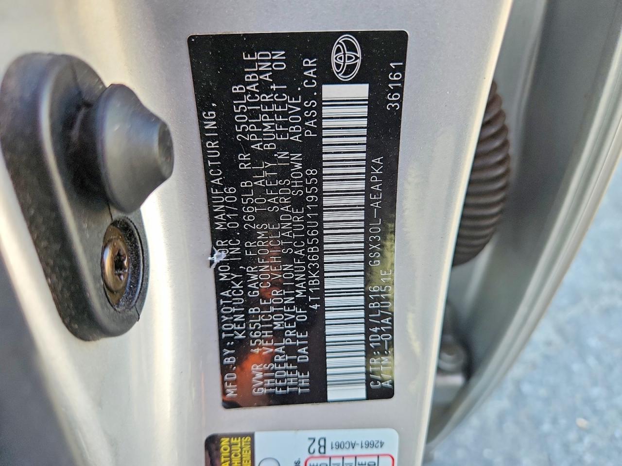 2006 TOYOTA AVALON LIMITED photo 25