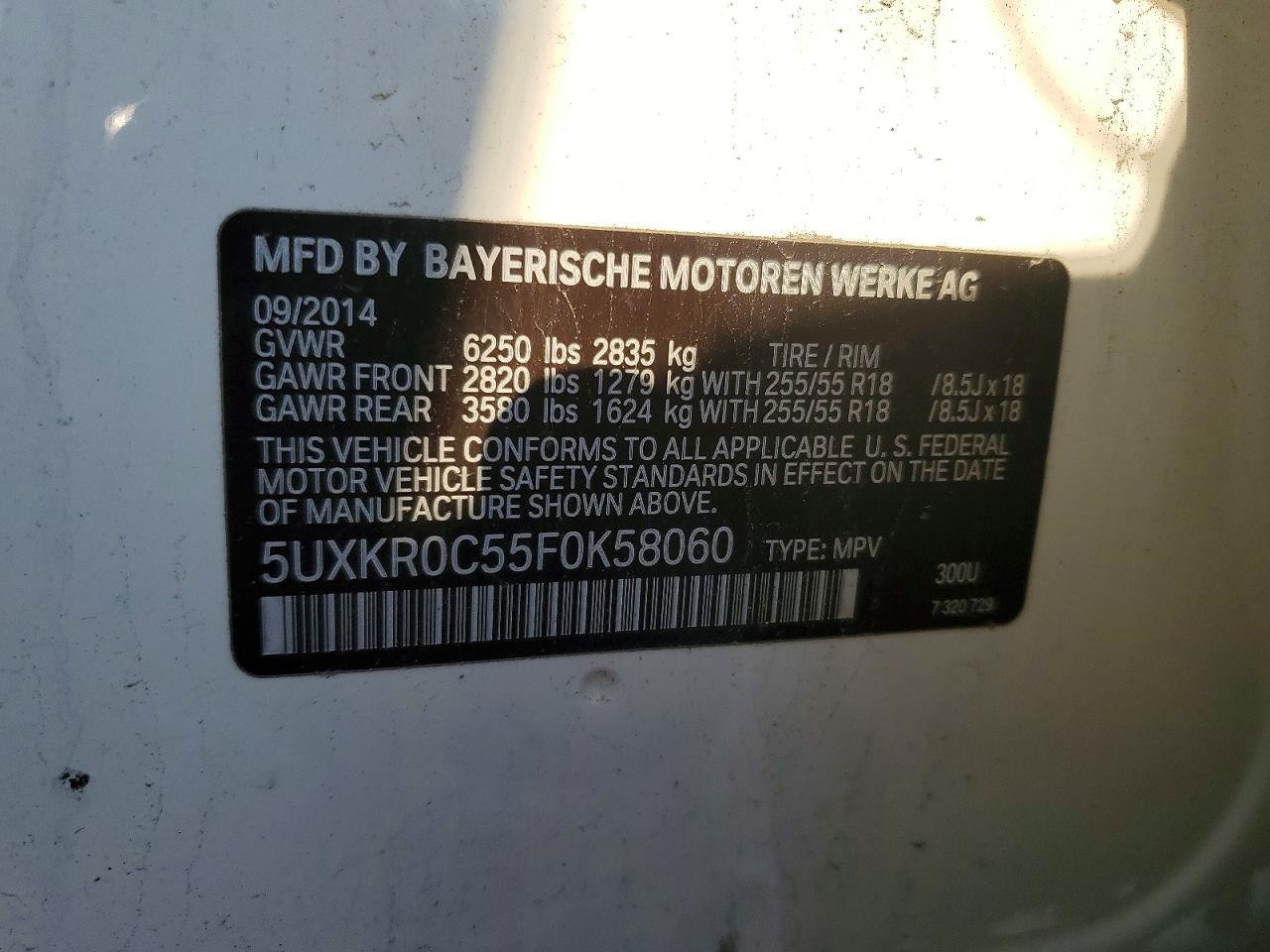 2015 BMW X5 XDRIVE35I photo 25