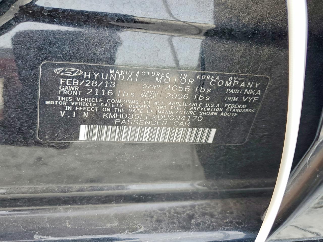2013 HYUNDAI ELANTRA GT BASE photo 23