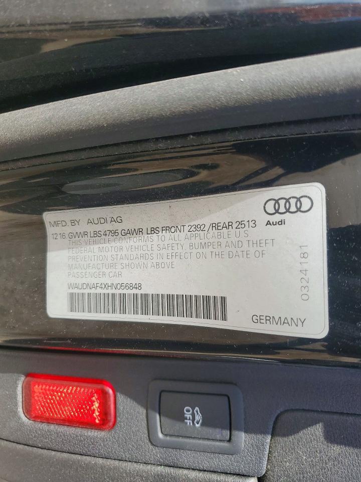 2017 AUDI A4 PREMIUM photo 25