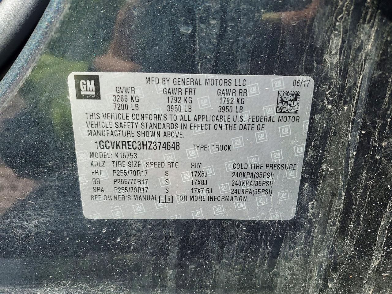 2017 CHEVROLET SILVERADO K1500 LT photo 23
