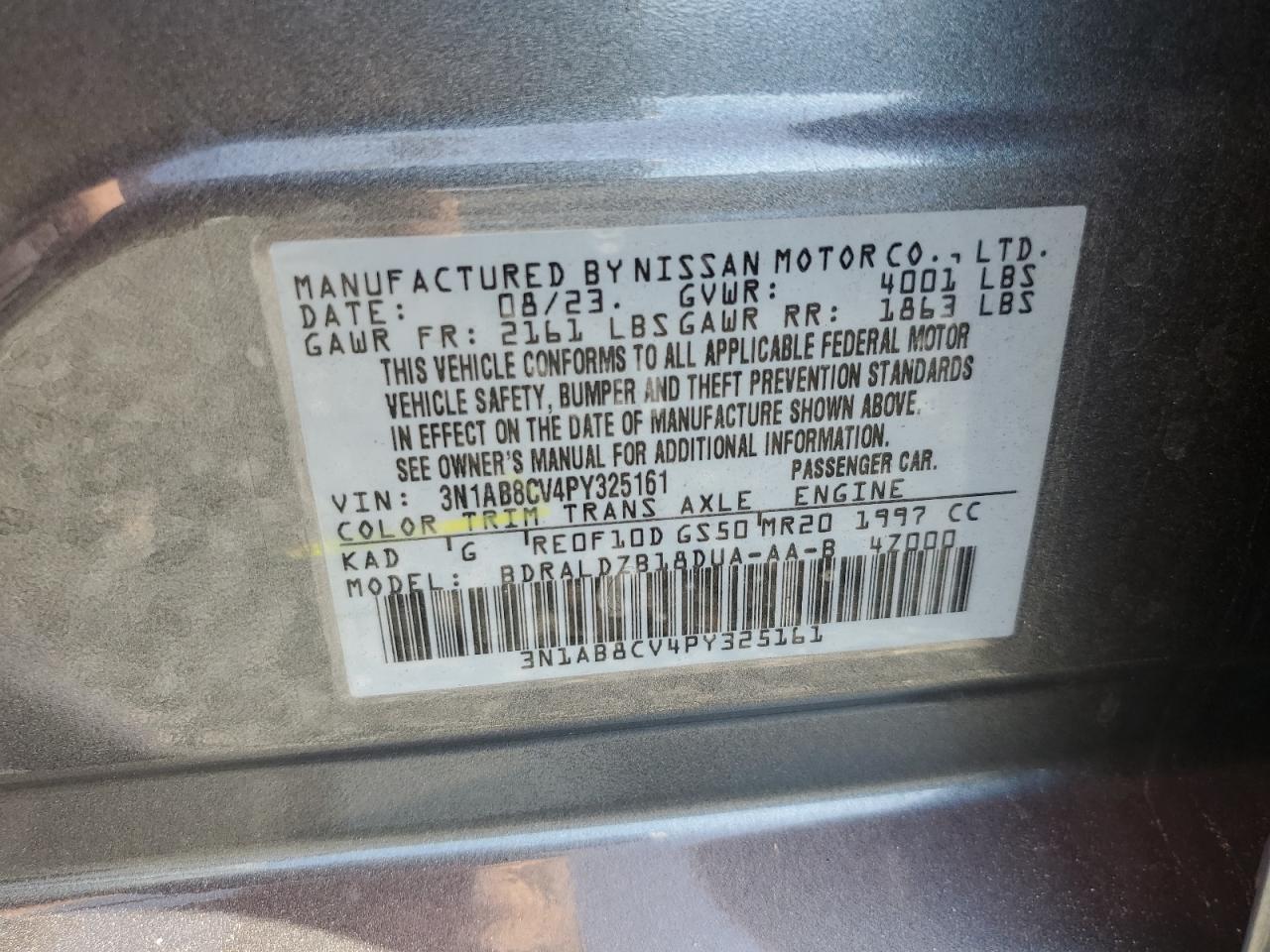 2023 NISSAN SENTRA SV photo 37