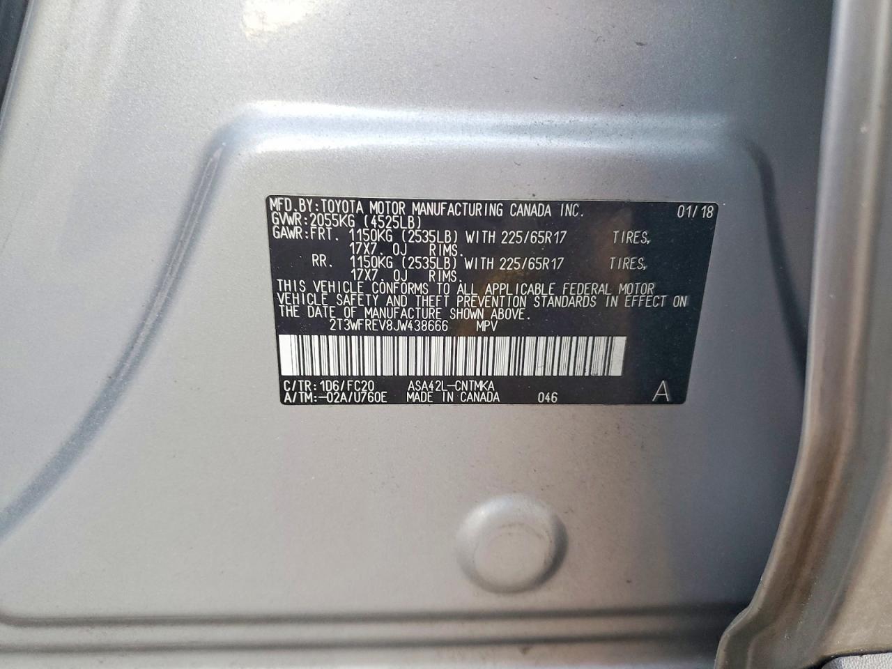 2018 TOYOTA RAV4 XLE photo 25