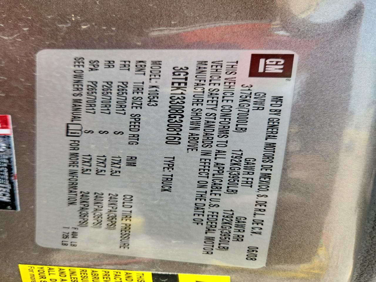 2008 GMC SIERRA K1500 photo 23