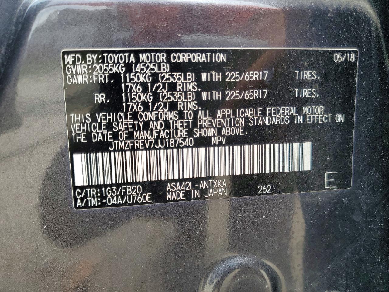 2018 TOYOTA RAV4 LE photo 13