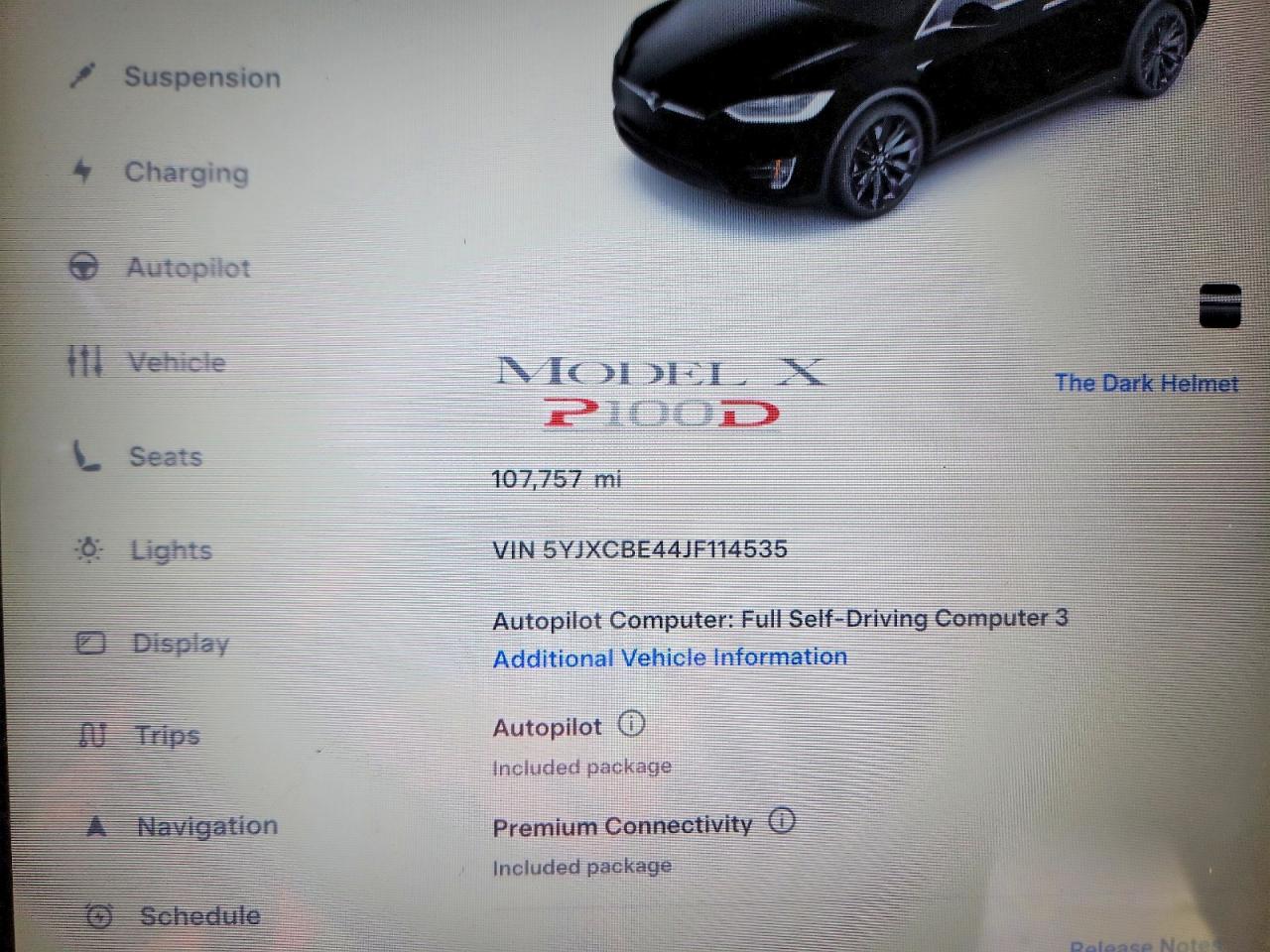 2018 TESLA MODEL X photo 9