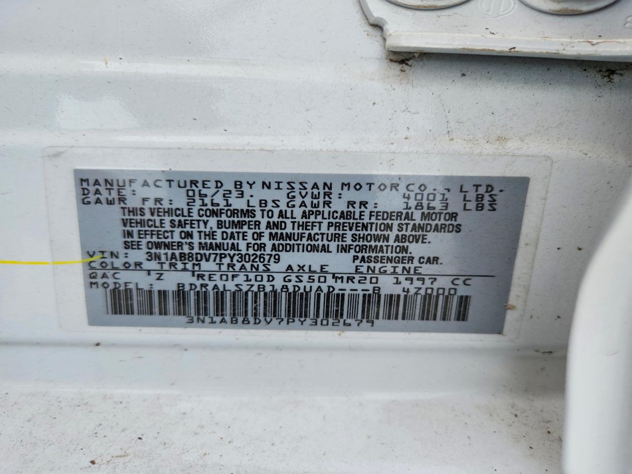 2023 NISSAN SENTRA SR photo 34