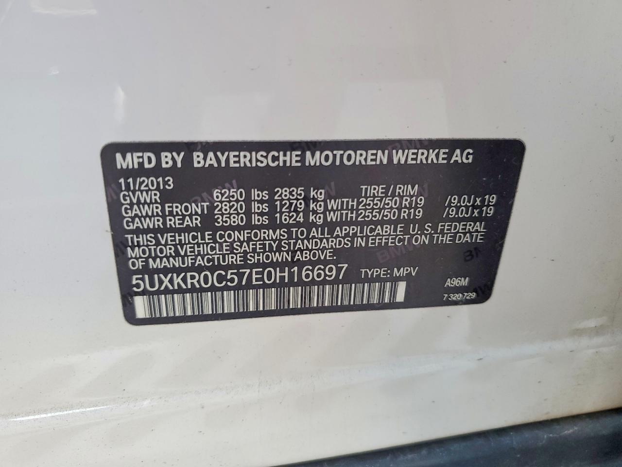2014 BMW X5 XDRIVE35I photo 13