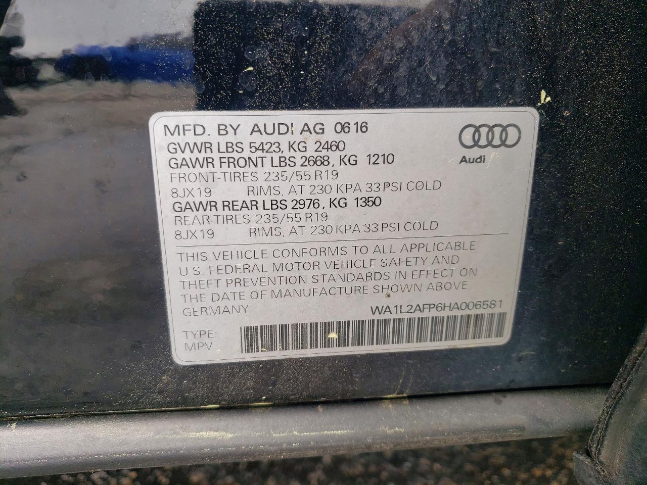 2017 AUDI Q5 PREMIUM PLUS photo 37
