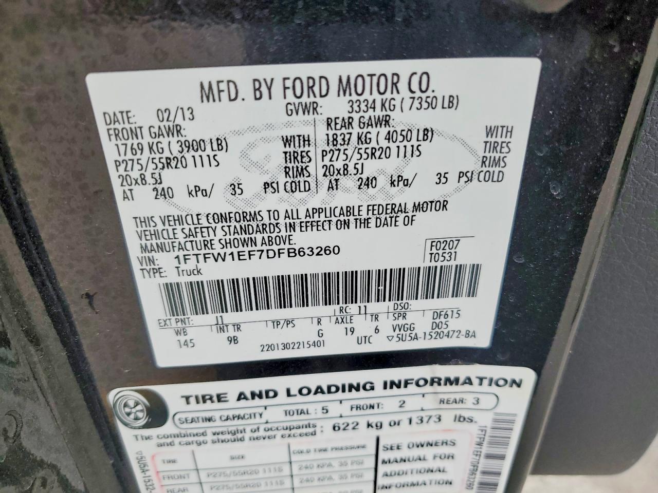 2013 FORD F150 SUPERCREW photo 23