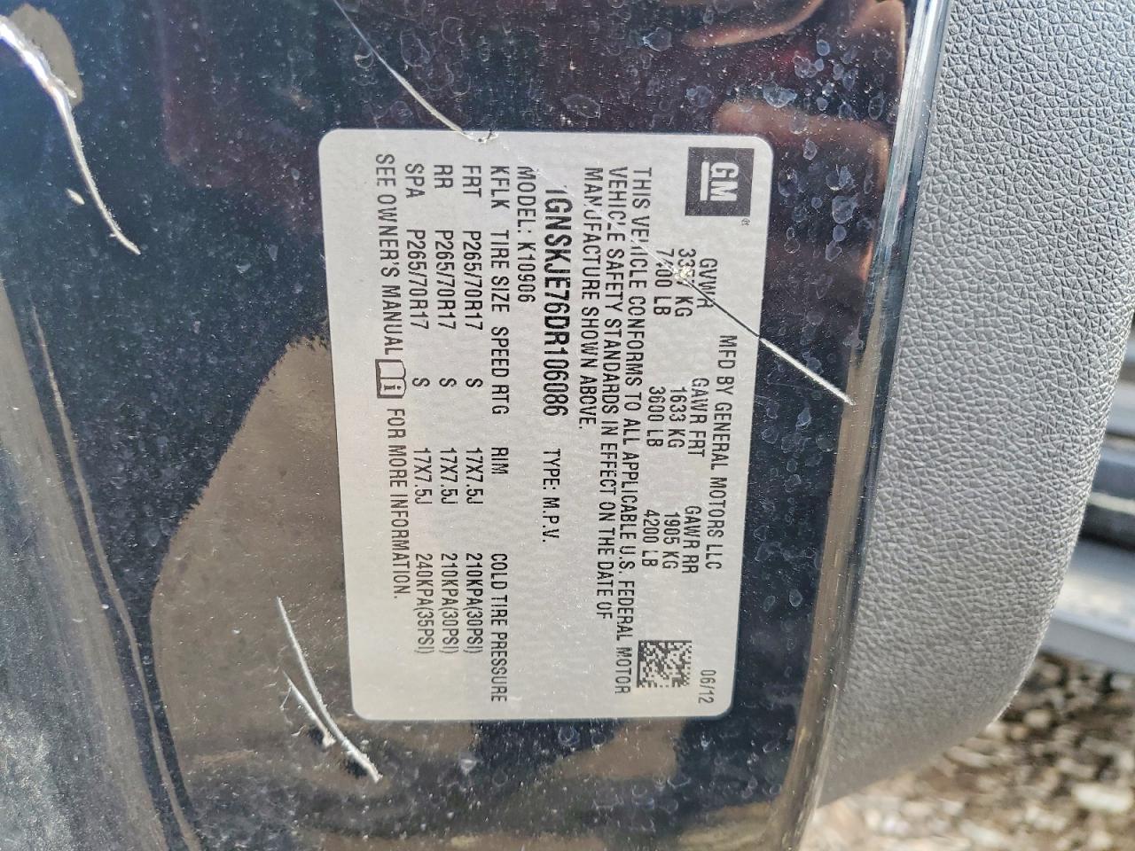 2013 CHEVROLET SUBURBAN K1500 LT photo 23