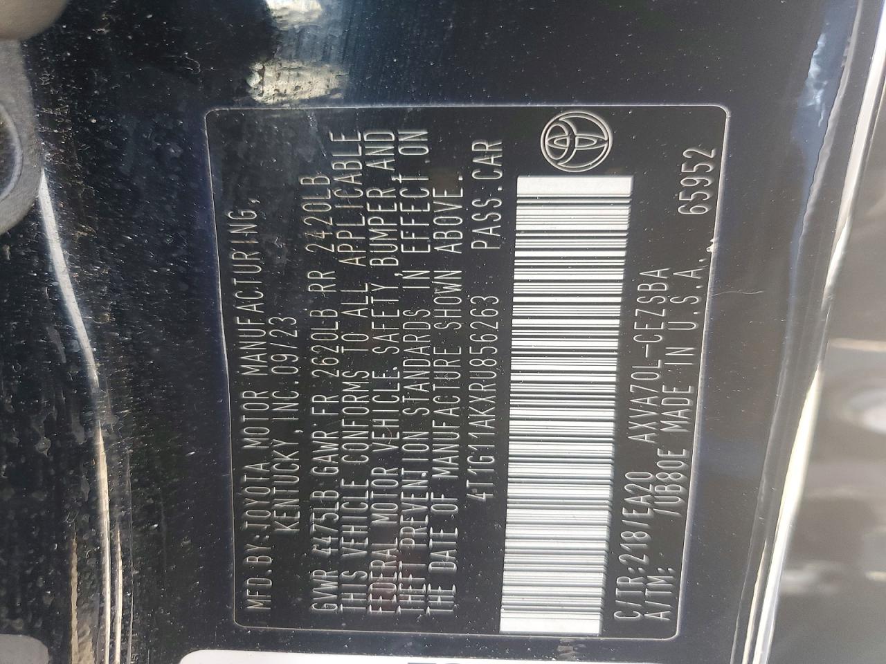 2024 TOYOTA CAMRY SE photo 37