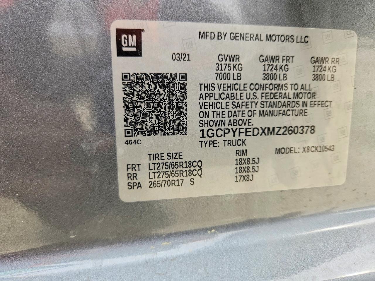 2021 CHEVROLET SILVERADO K1500 LT TRAIL BOSS photo 13