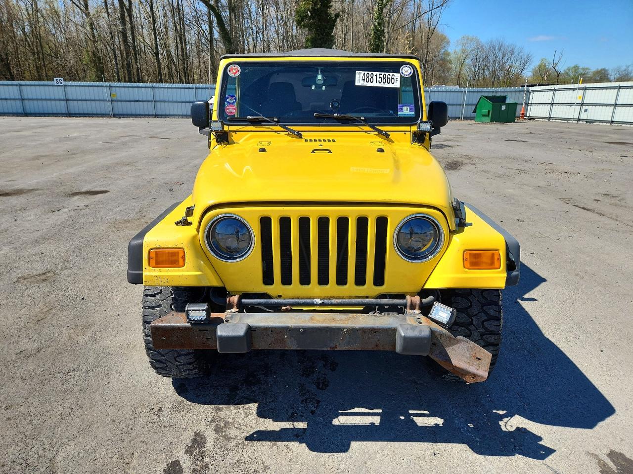 2003 JEEP WRANGLER / TJ SPORT photo 9