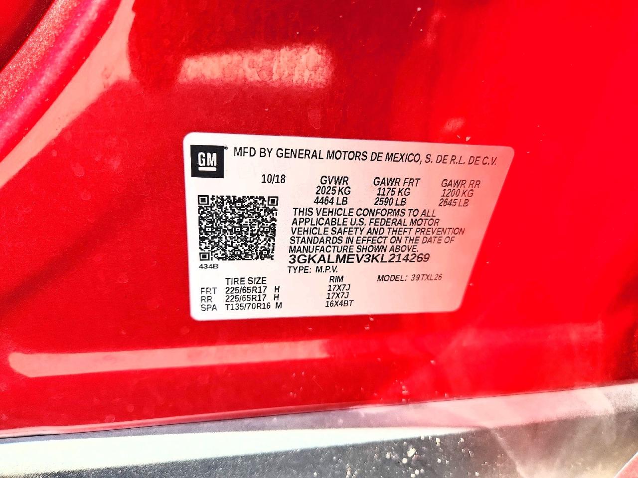 2019 GMC TERRAIN SLE photo 23