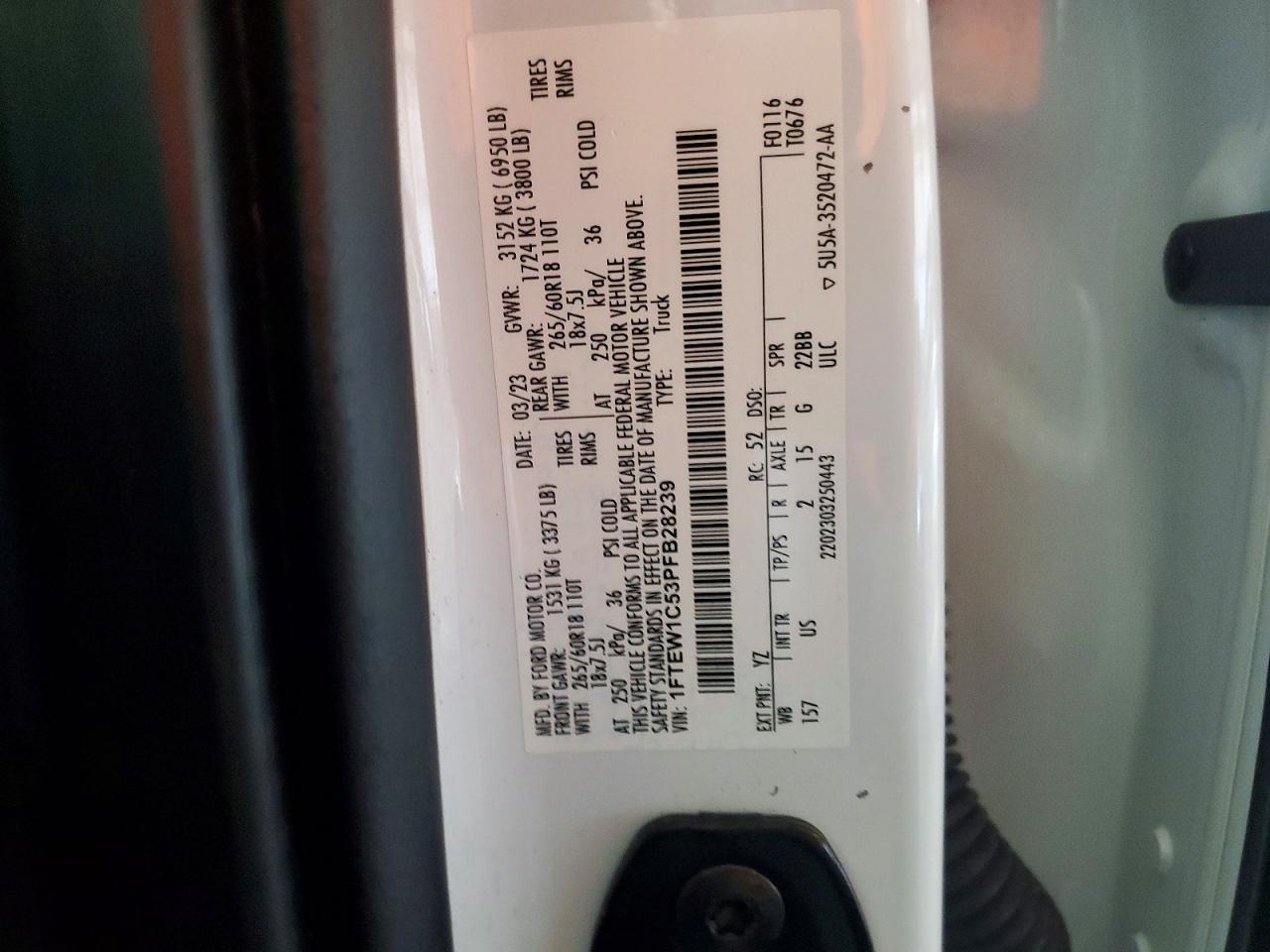 2023 FORD F150 SUPERCREW photo 23
