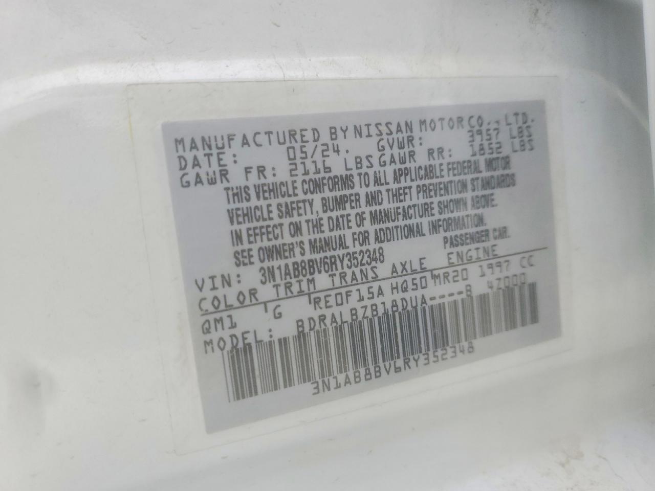 2024 NISSAN SENTRA S photo 23
