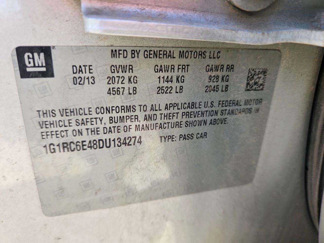 2013 CHEVROLET VOLT photo 34
