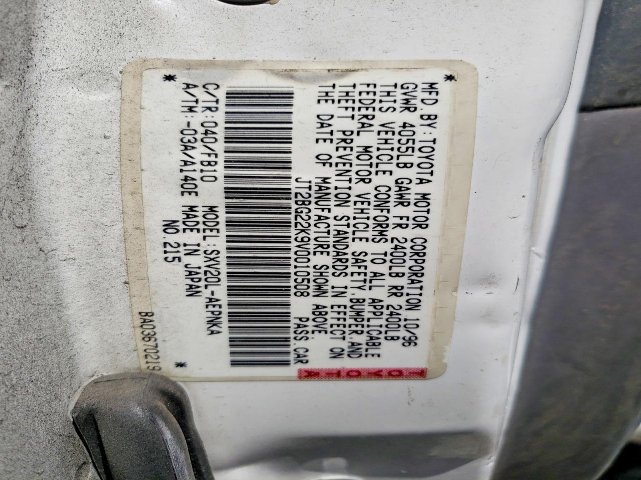 1997 TOYOTA CAMRY LE photo 34