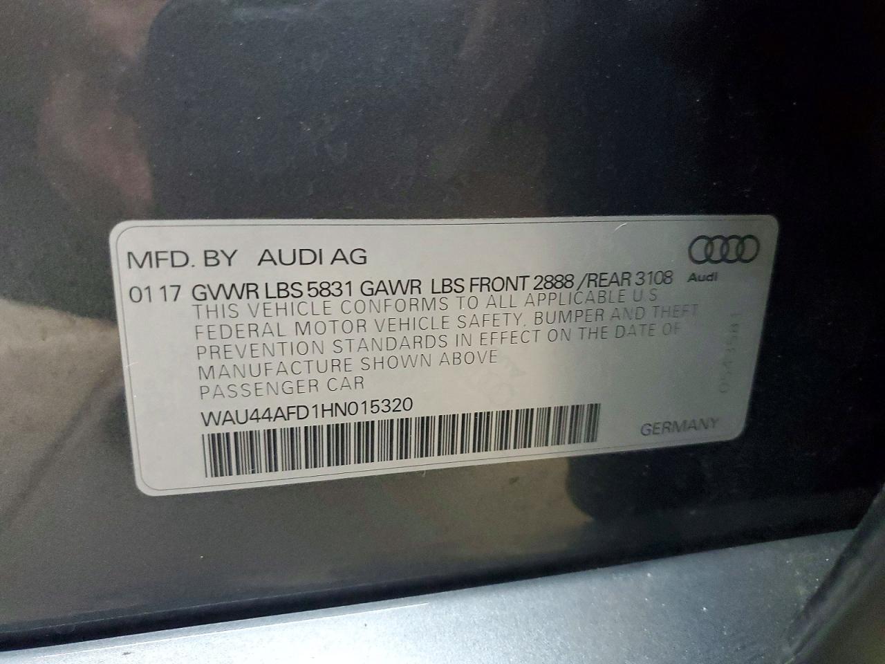 2017 AUDI A8 L QUATTRO photo 23