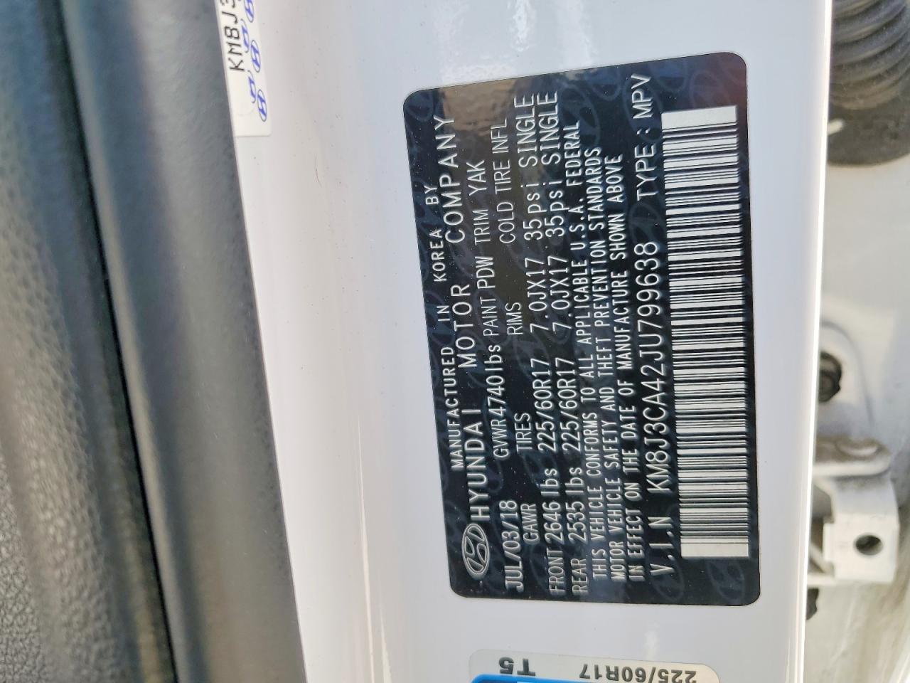 2018 HYUNDAI TUCSON SEL photo 13