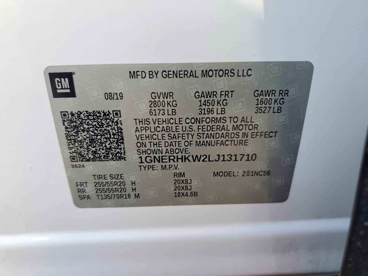 2020 CHEVROLET TRAVERSE LT photo 25