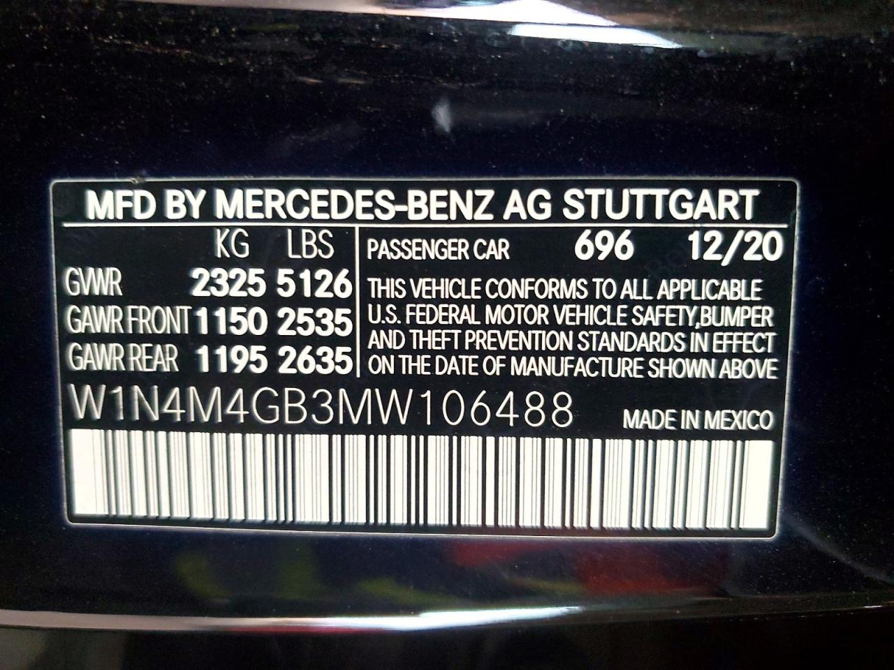 2021 MERCEDES-BENZ GLB 250 photo 23