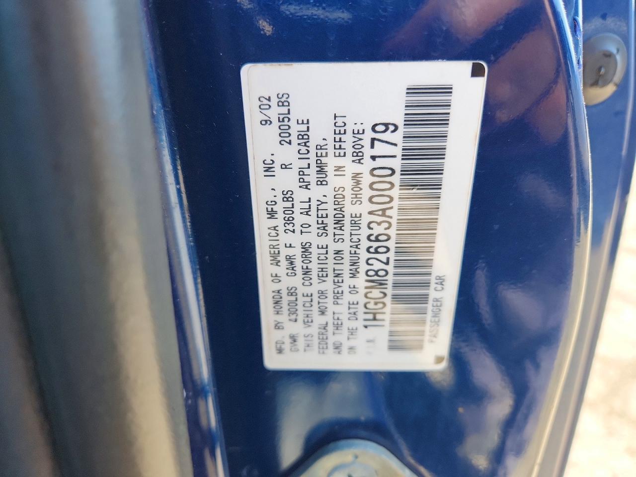2003 HONDA ACCORD EX photo 34