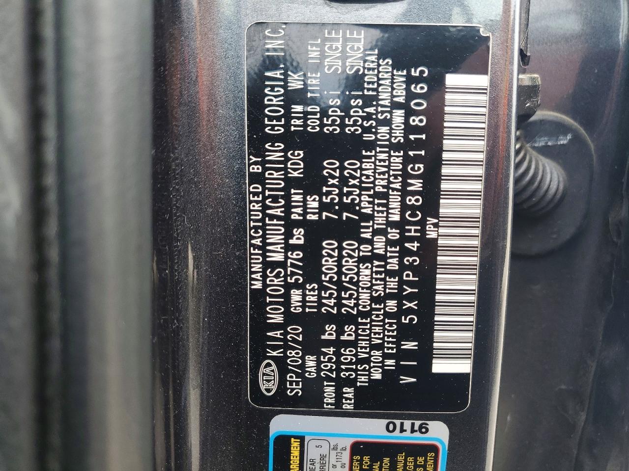2021 KIA TELLURIDE EX photo 27