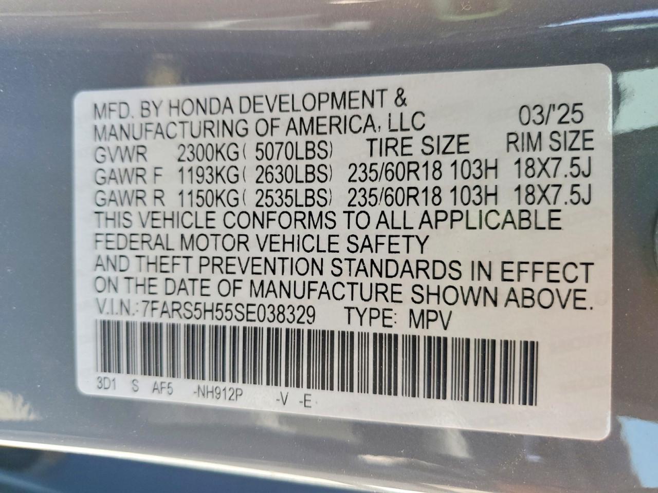 2025 HONDA CR-V SPORT photo 25