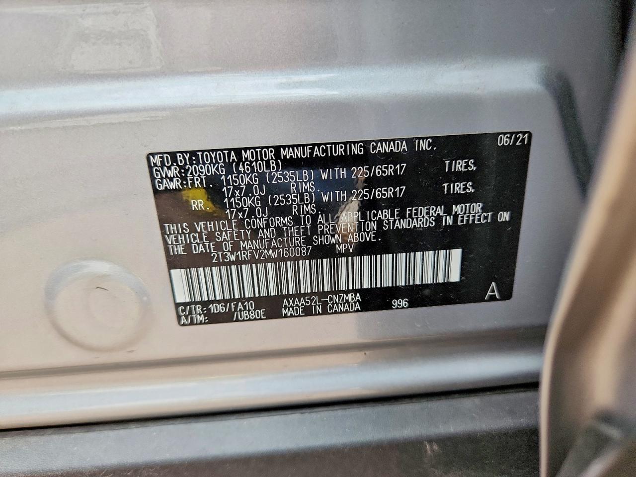 2021 TOYOTA RAV4 XLE photo 37