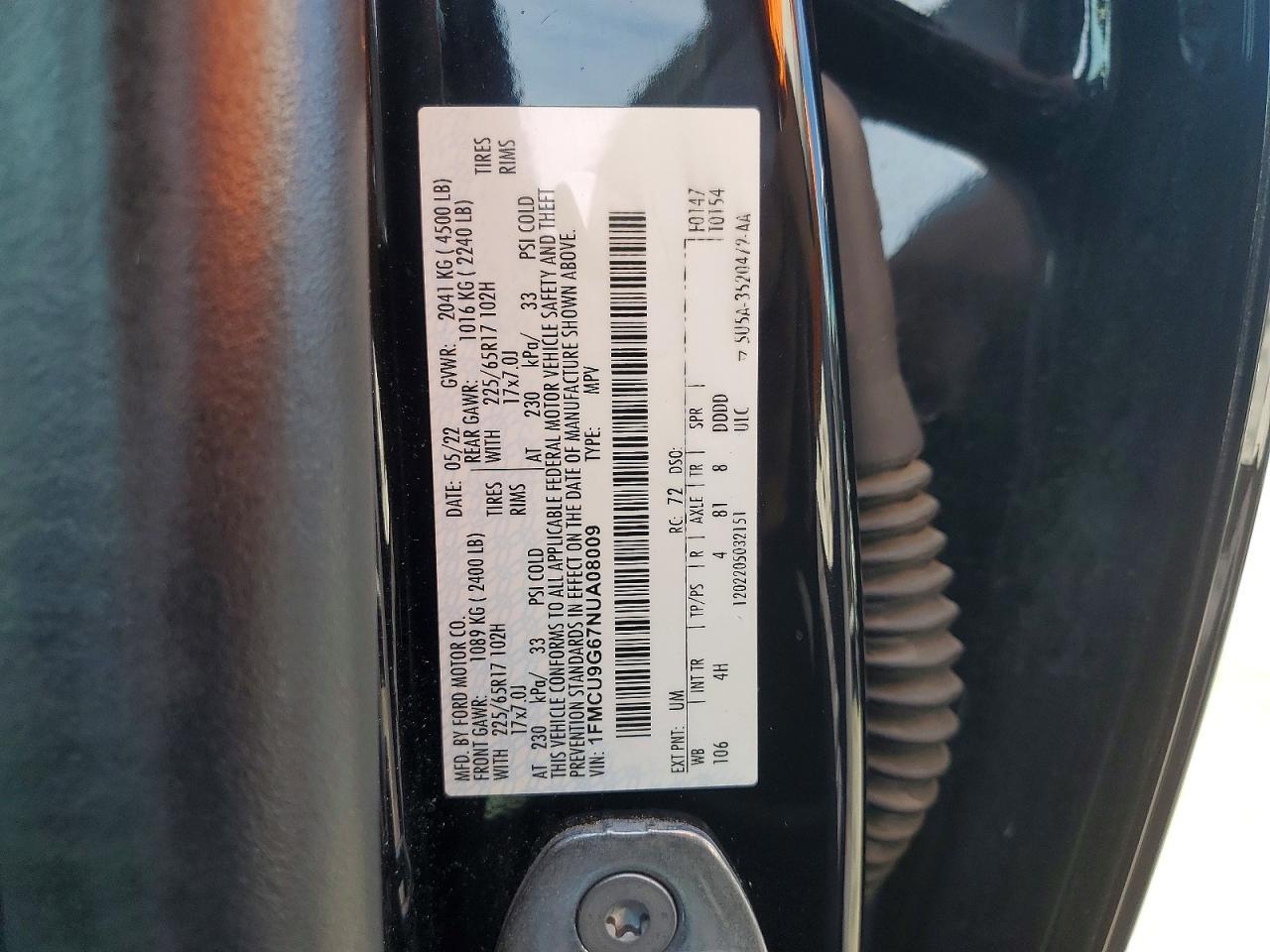 2022 FORD ESCAPE SE photo 25
