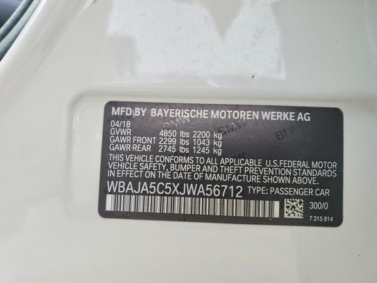 2018 BMW 530 I photo 23