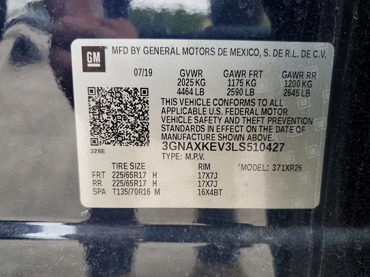 2020 CHEVROLET EQUINOX LT photo 25